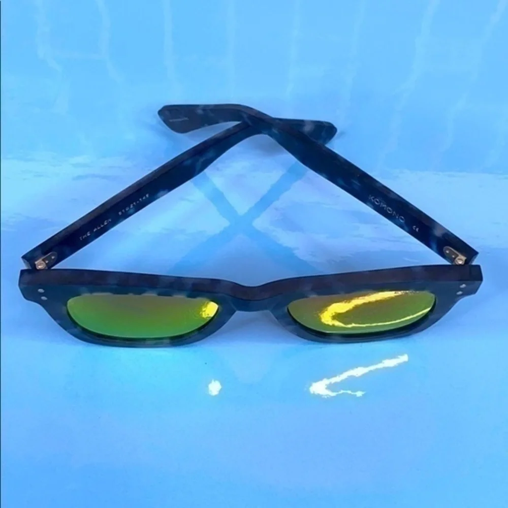 KOMONO men's Allen Black/Blue New Sunglasses